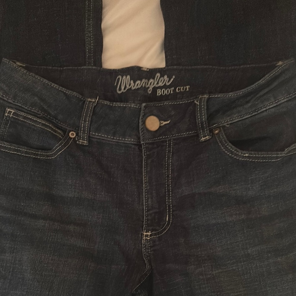 Wrangler Women’s Boot Cut Jeans - Dark Blue